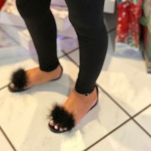 Fuzzy shoes